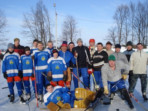 Команда Хоккей. г.Дятлово 07.02.2010г.